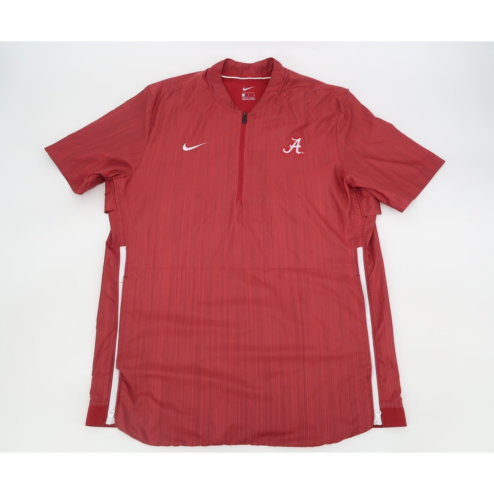 Nike Alabama‎ Crimson Tide Mens Medium Coach Cage Jacket Windbreaker Vented